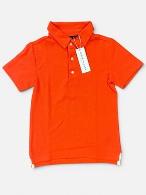 NWT- Janie and Jack Sun-kissed Orange Polo Shirt